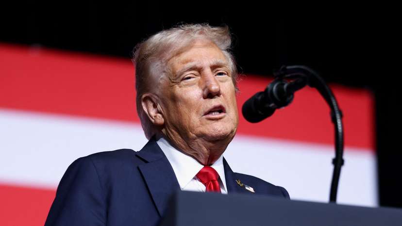 U.S. President Trump presides over a senior military leaders' meeting convened by Defense Secretary Hegseth, in Quantico