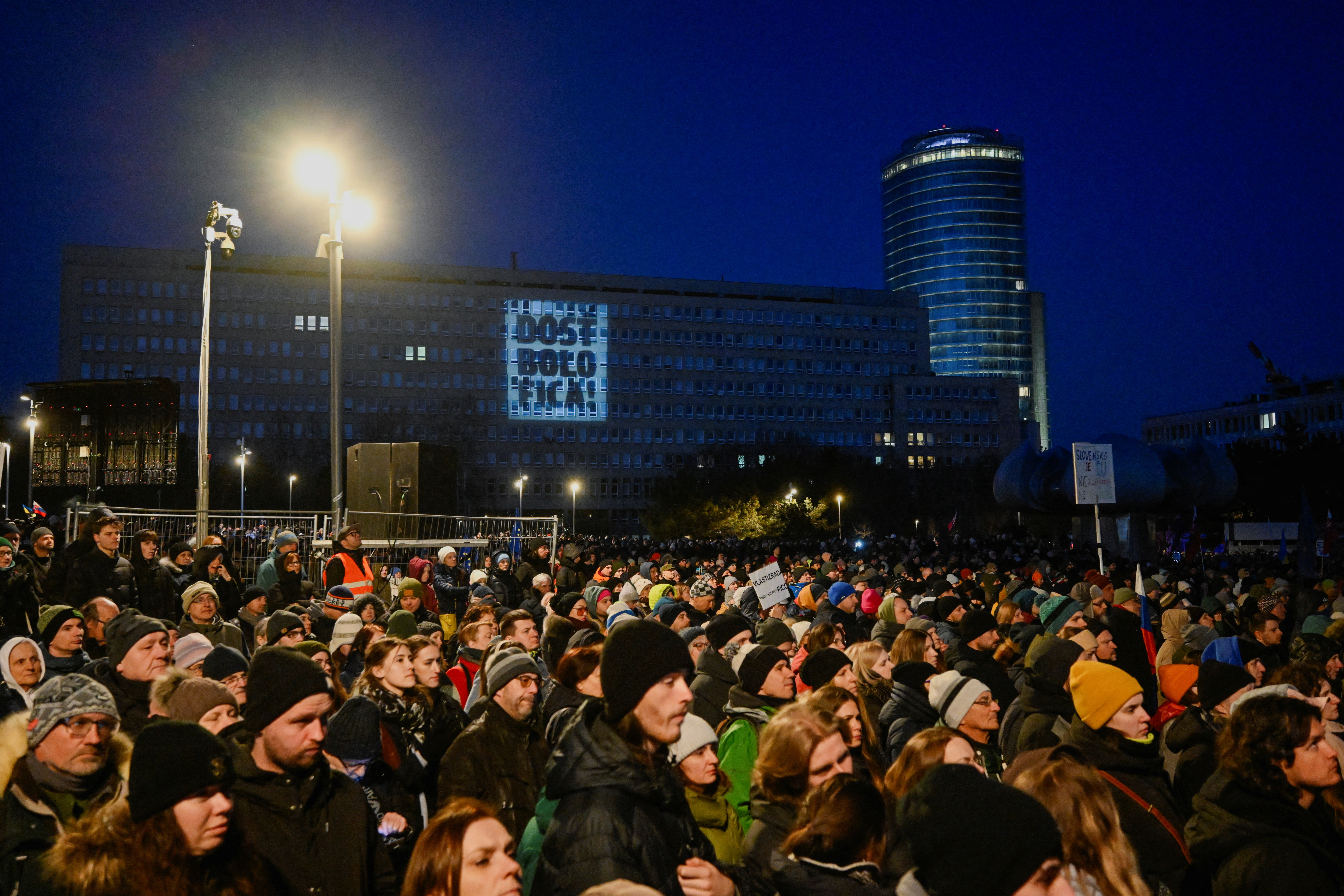 Anti-government protest in Bratislava