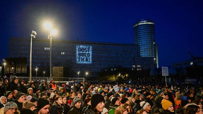 Anti-government protest in Bratislava