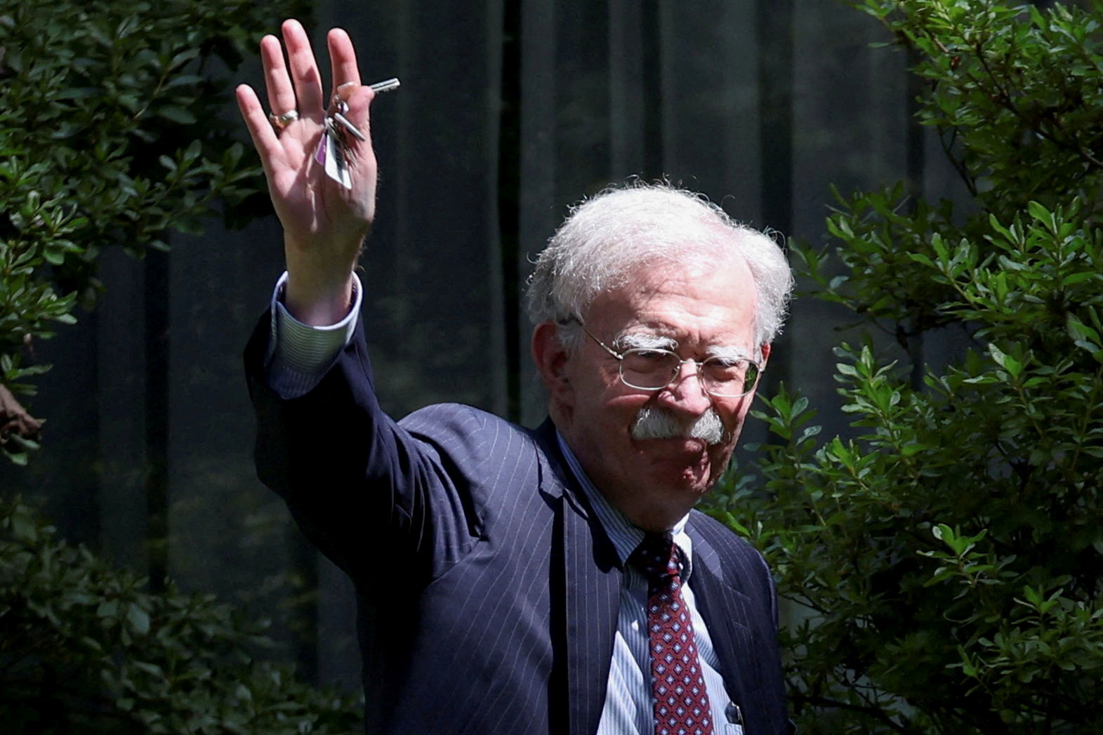 FILE PHOTO: FBI searches the home of former White House national security adviser John Bolton in Bethesda