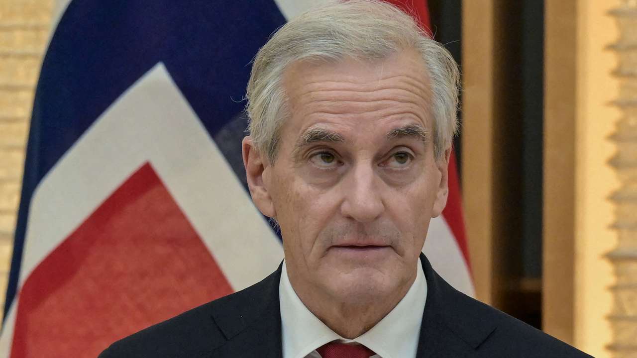 FILE PHOTO: Norway's Prime Minister Jonas Gahr Store visits Japan