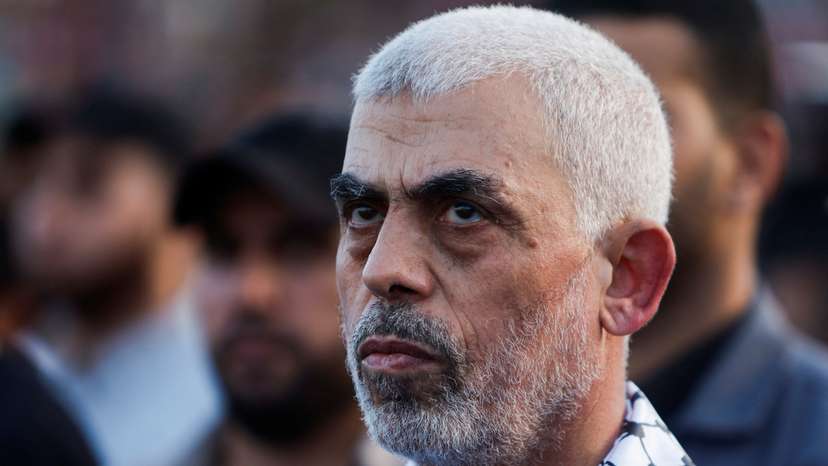 Palestinians Hamas supporters take part in an anti-Israel rally