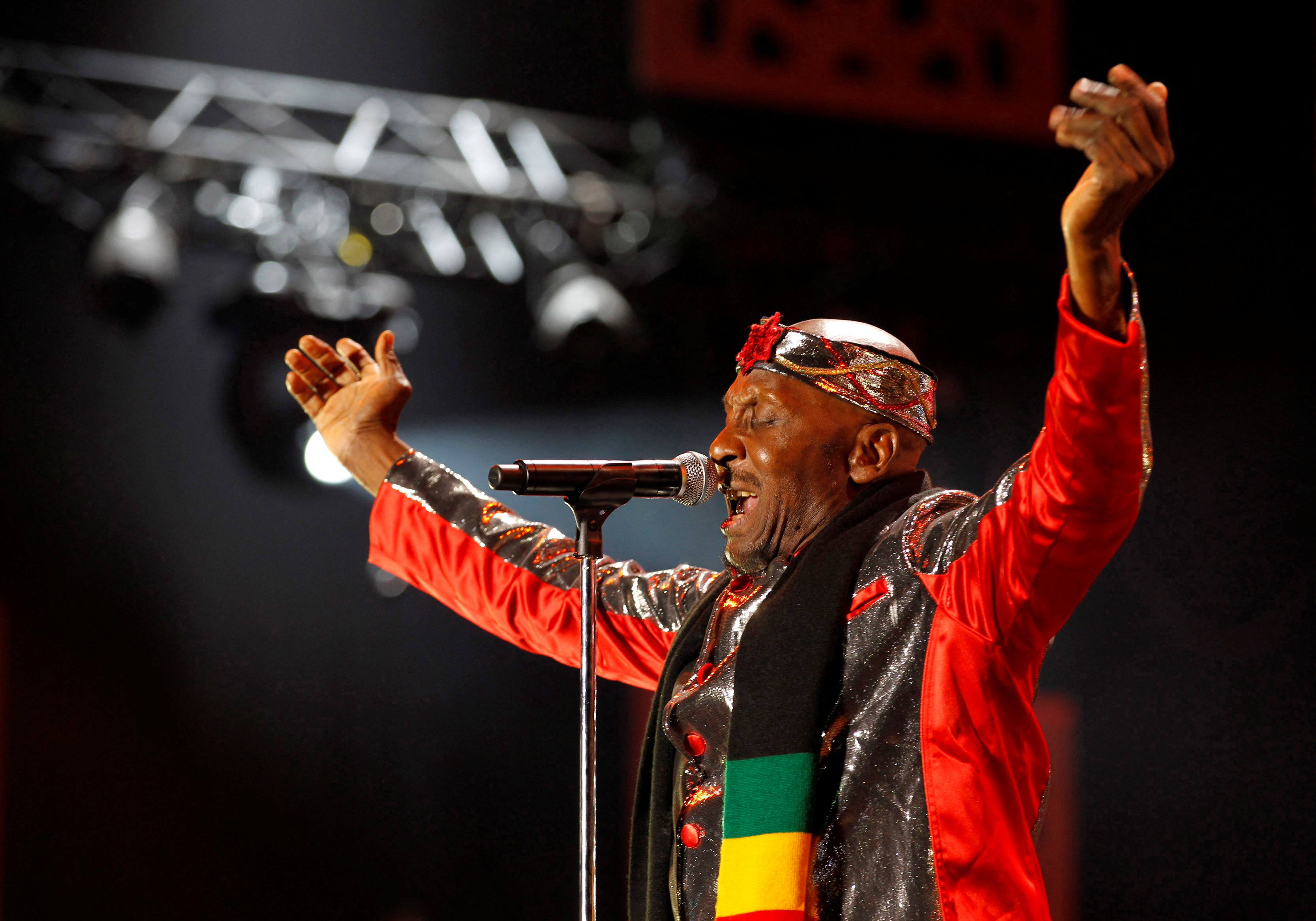 FILE PHOTO: Jamaican musician Jimmy Cliff performs during the 10th Mawazine World Rhythms international music festival in Rabat