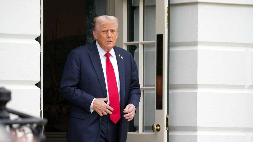 U.S. President Trump at the White House