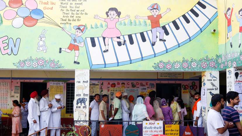 Seventh phase of the general elections, in Firozpur district