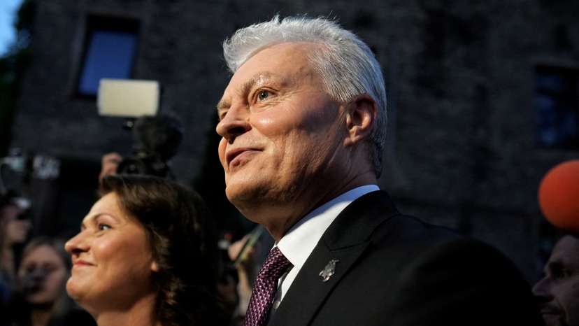Lithuanian President Nauseda wins final round of presidential election in Vilnius
