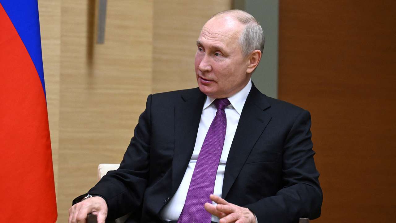Russian President Vladimir Putin meets with Kazakh President Kassym-Jomart Tokayev in Moscow region