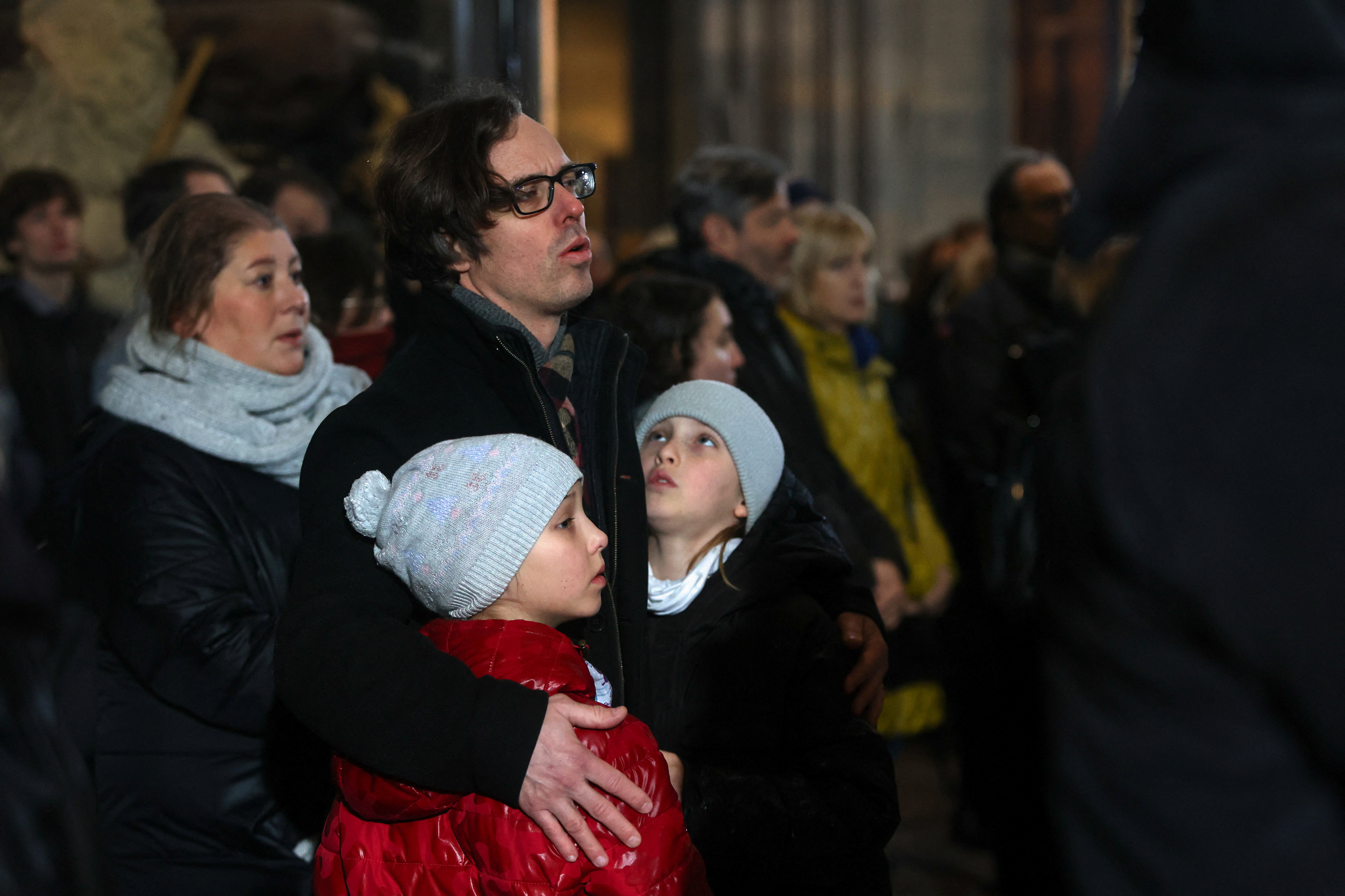 Mass commemorating the victims of the Charles University shooting, at St Vitus Cathedral in Prague
