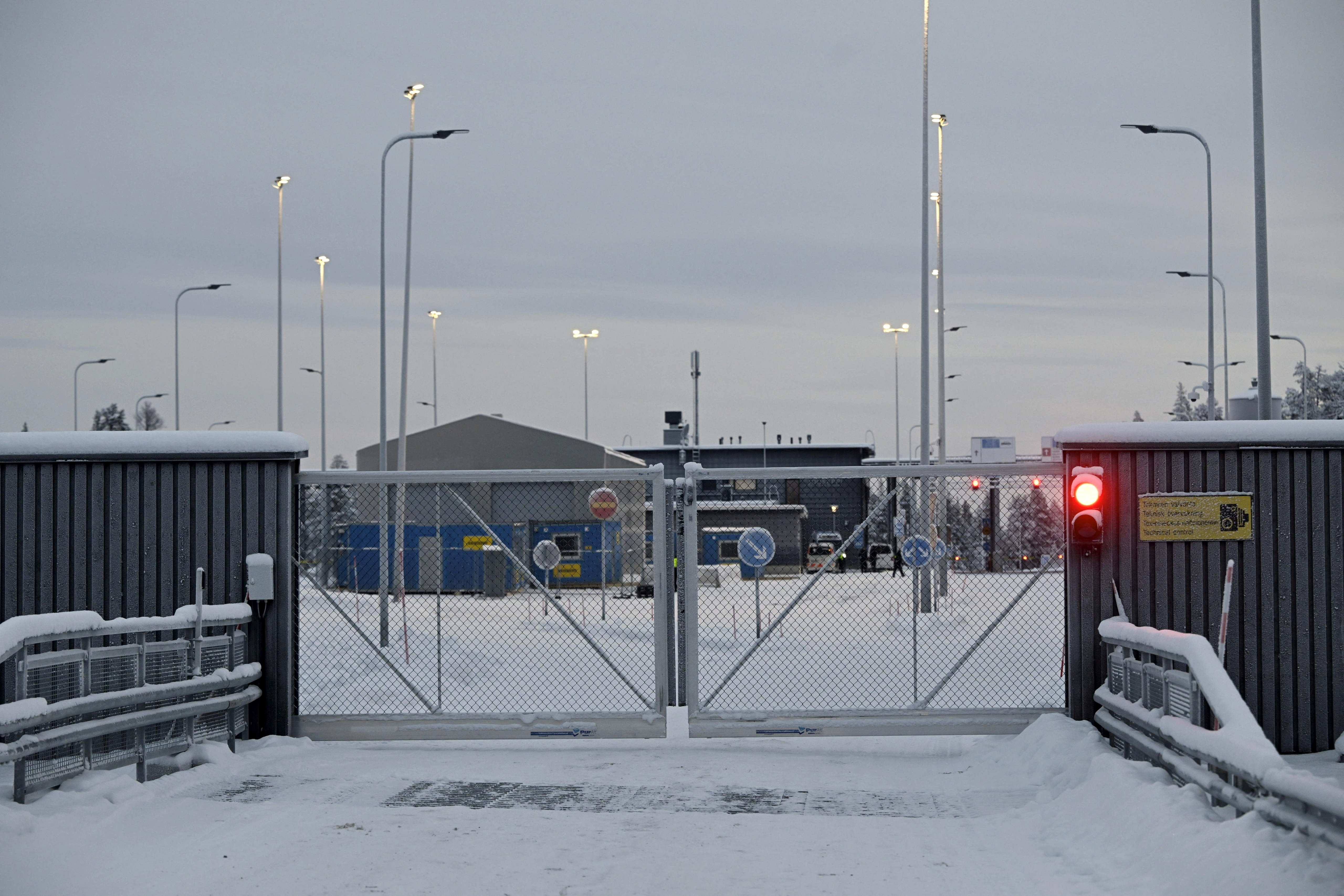 Raja-Jooseppi international border crossing in Inari