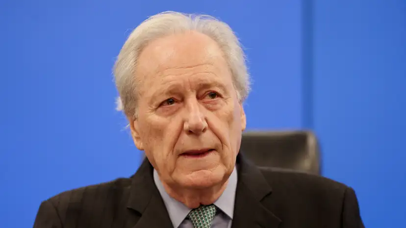 Brazil's Minister of Justice Lewandowski and Minister of Finance Haddad attend a press conference, in Brasilia