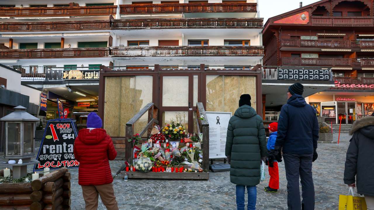 FILE PHOTO: Aftermath of New Year's Eve party fire and explosion at "Le Constellation" bar in Crans-Montana