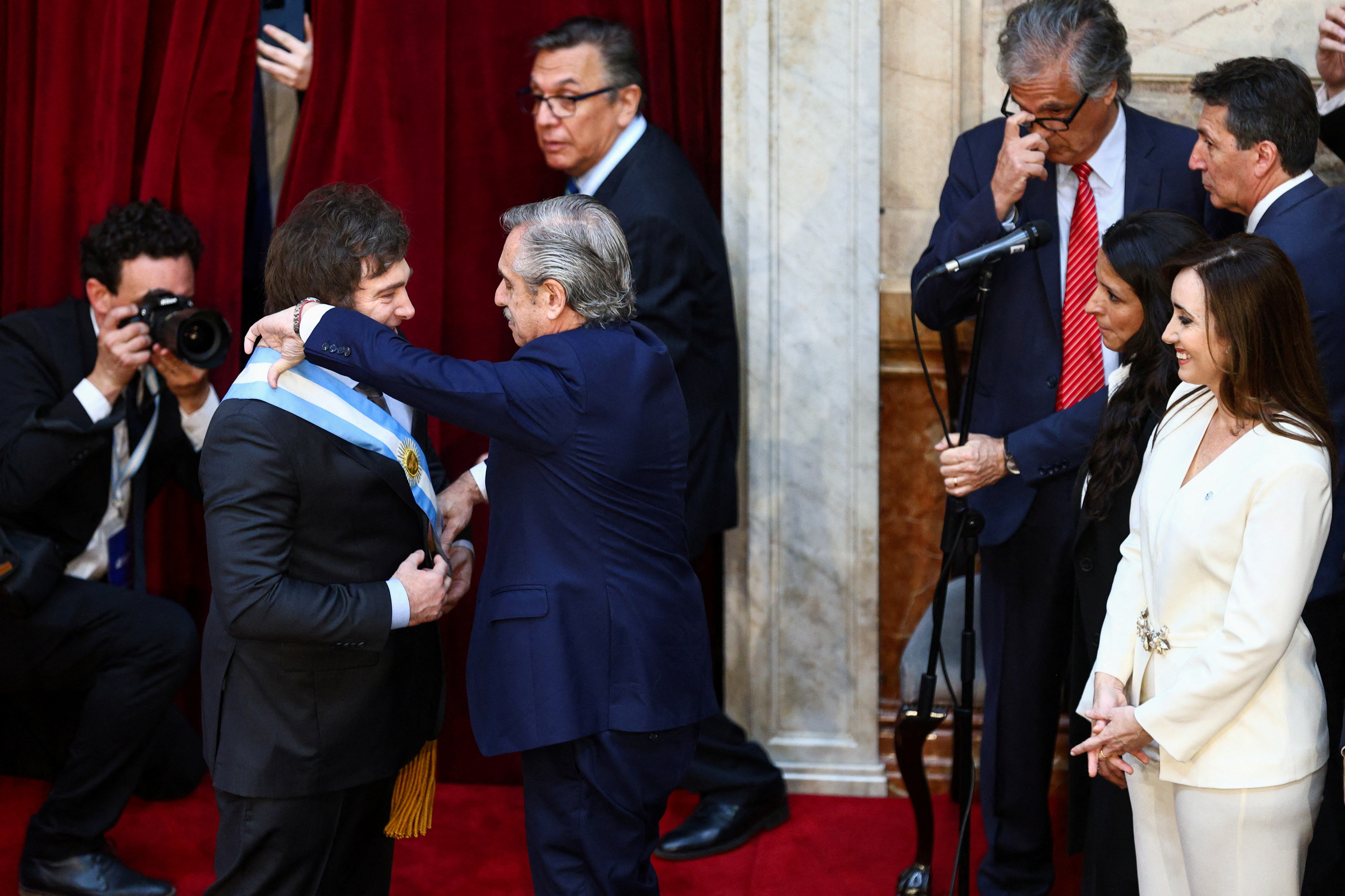 President-elect Milei's swearing-in ceremony, in Buenos Aires