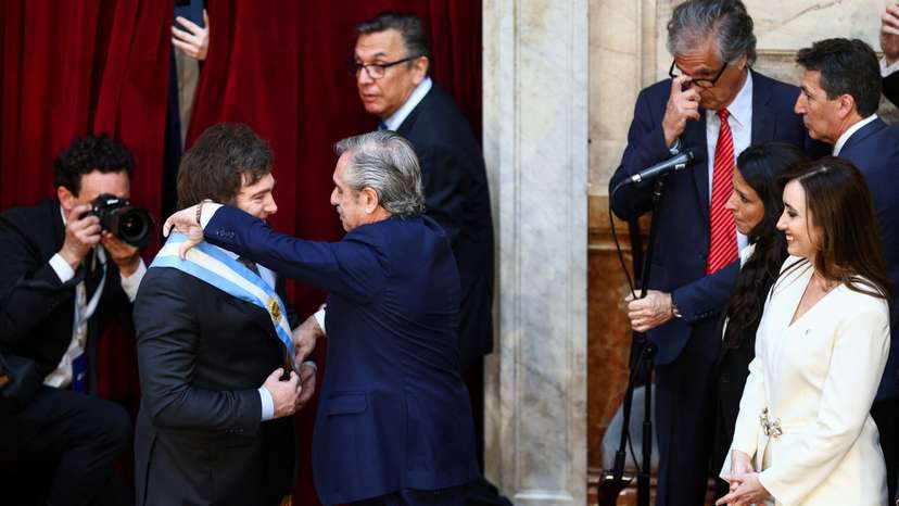 President-elect Milei's swearing-in ceremony, in Buenos Aires