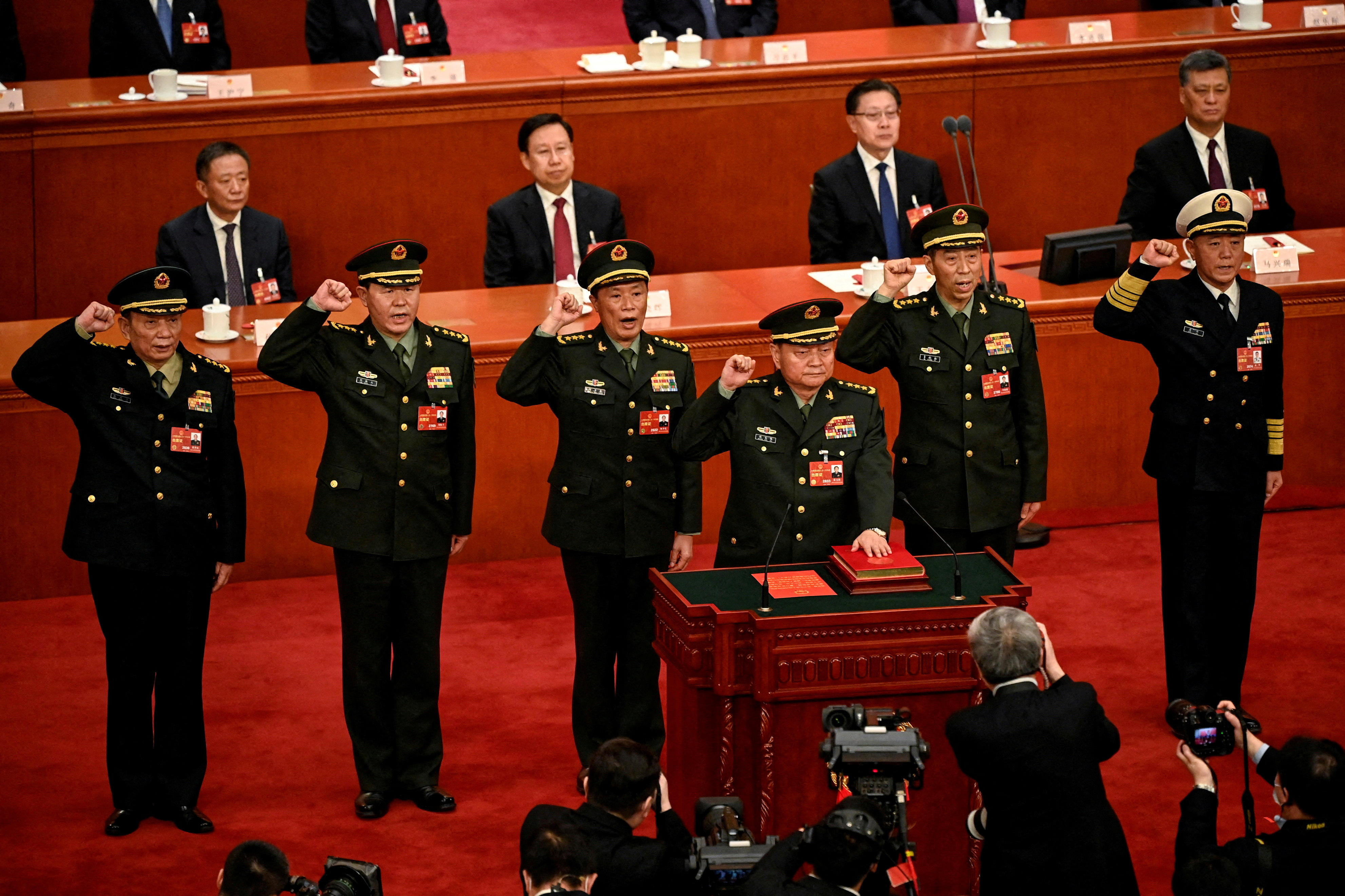 FILE PHOTO: Fourth plenary session of the National People's Congress (NPC) in Beijing