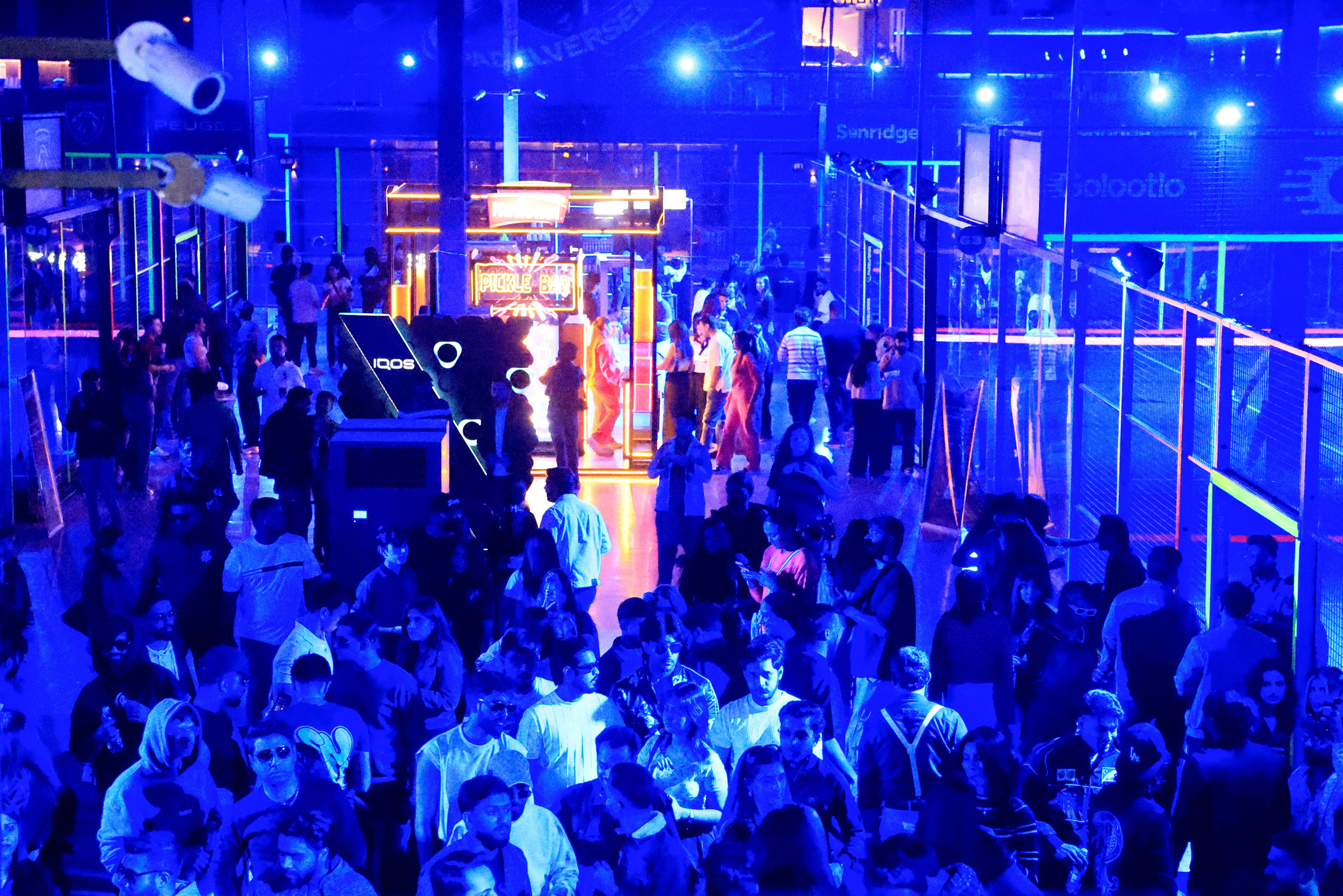 Neon padel party in Karachi