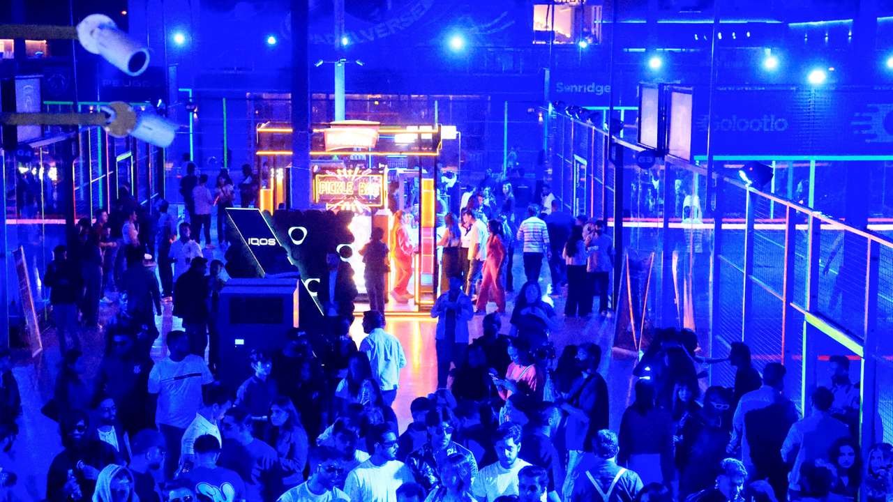 Neon padel party in Karachi