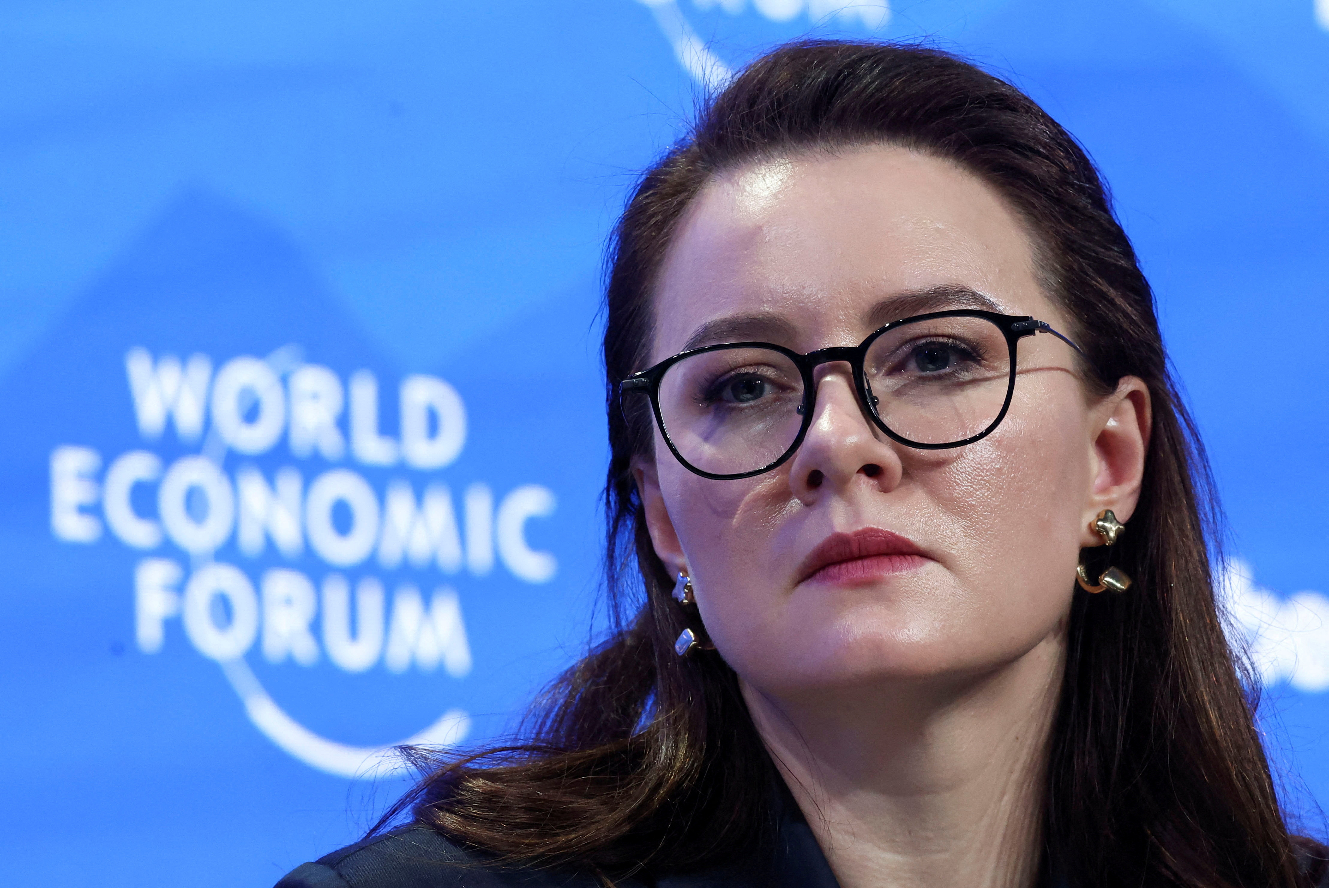 FILE PHOTO: 55th annual World Economic Forum (WEF) meeting in Davos