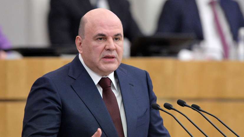 Russian Prime Minister Mishustin attends parliament session in Moscow