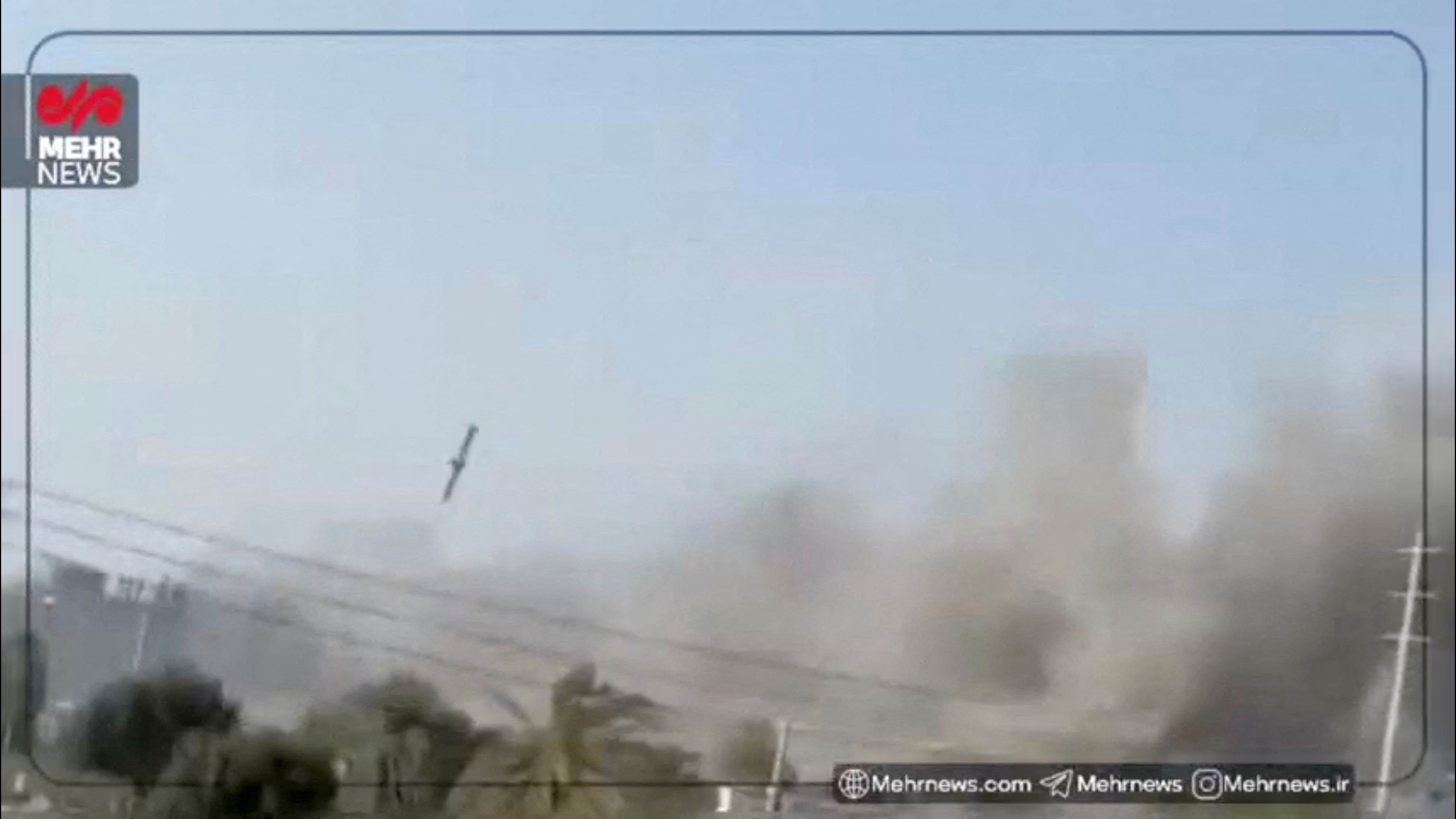 FILE PHOTO: A still image from video shows what experts say to Reuters appears to be a U.S. Tomahawk missile hitting near the Shajareh Tayyebeh girls' school in Minab