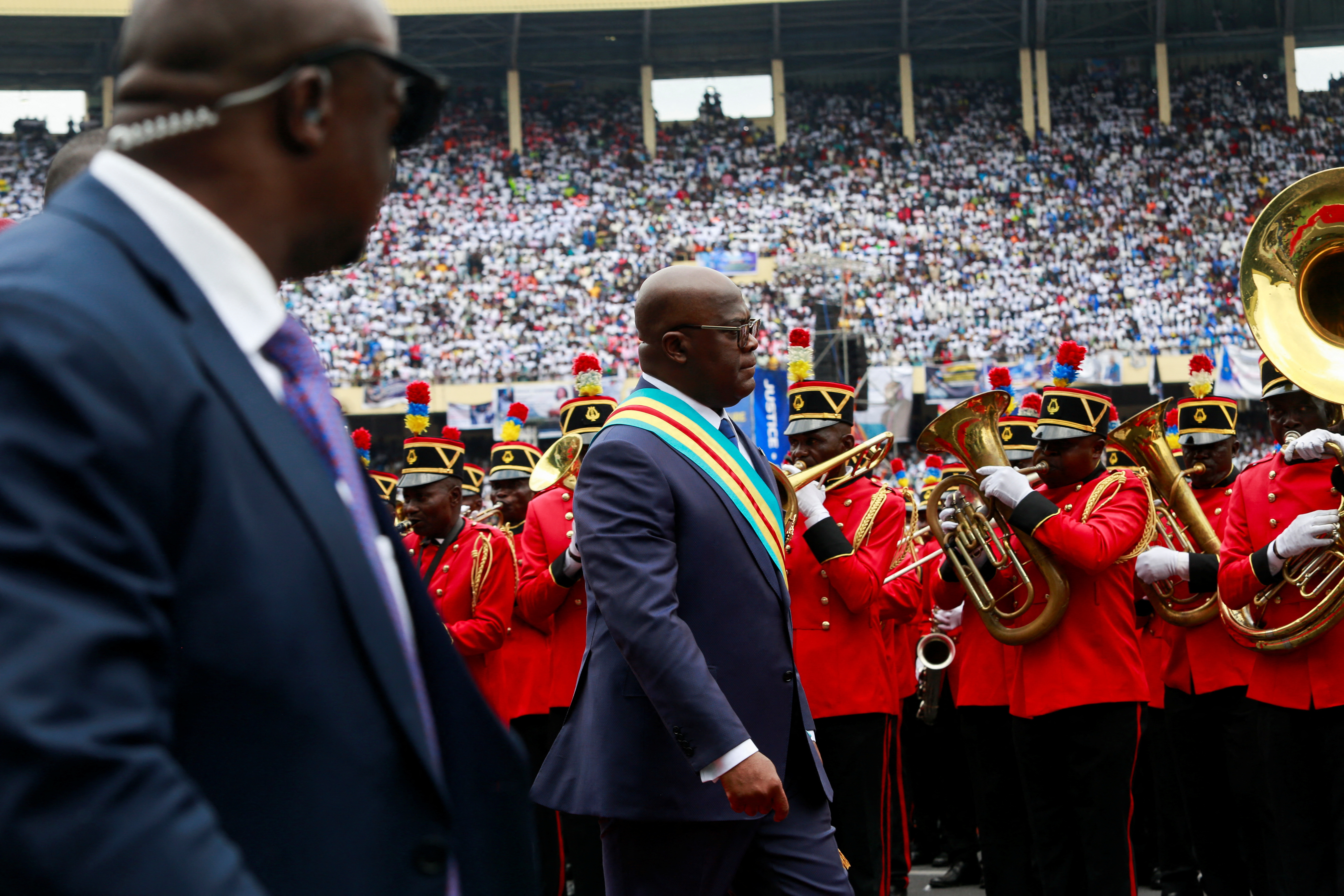 Democratic Republic of Congo President Felix Tshisekedi takes the oath of office in Kinshasa