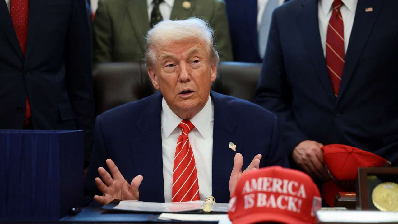 U.S. President Donald Trump at the White House in Washington