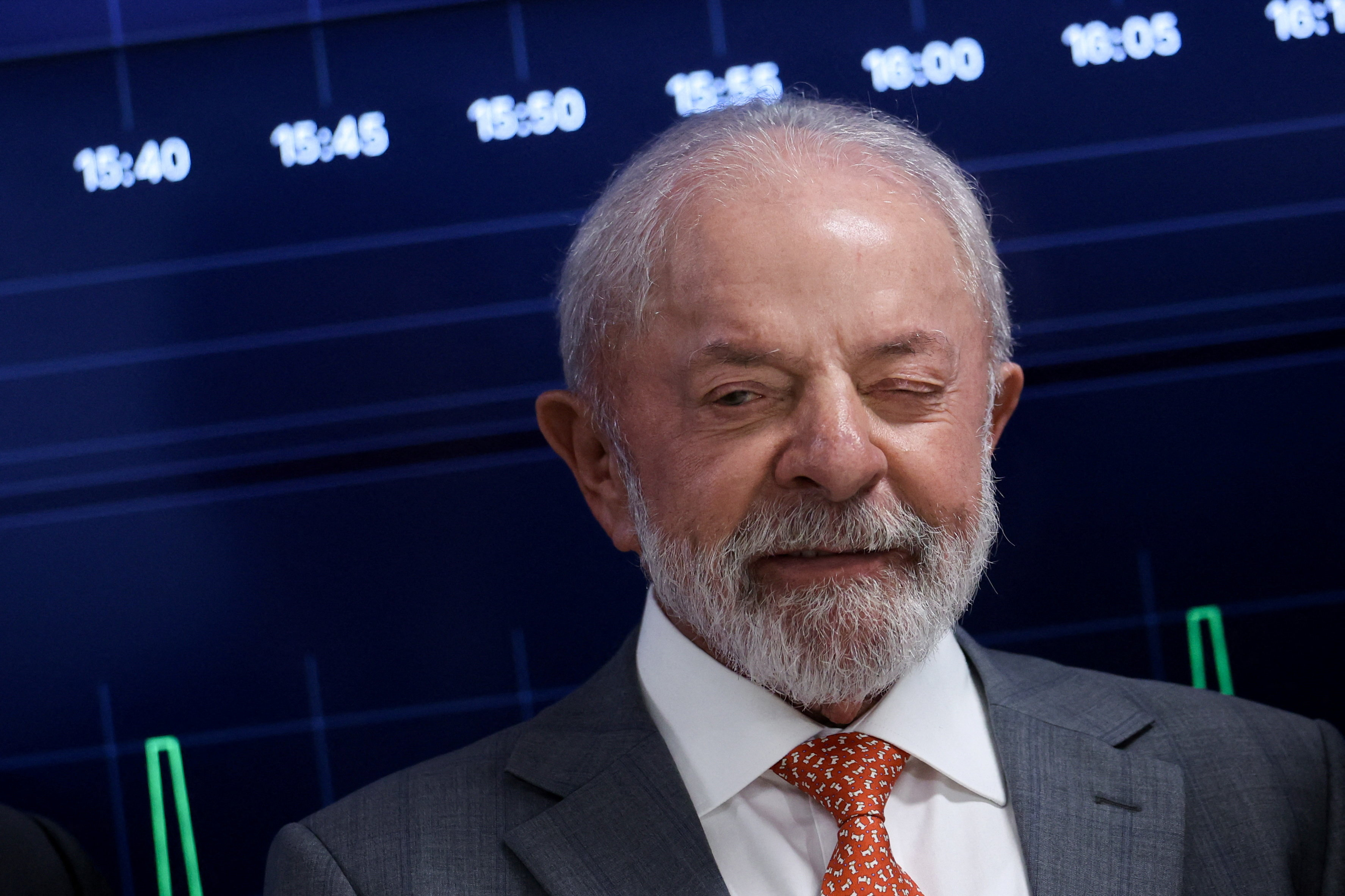 FILE PHOTO: Brazil's President Luiz Inacio Lula da Silva launches a digital platform for tax reform in Brasilia