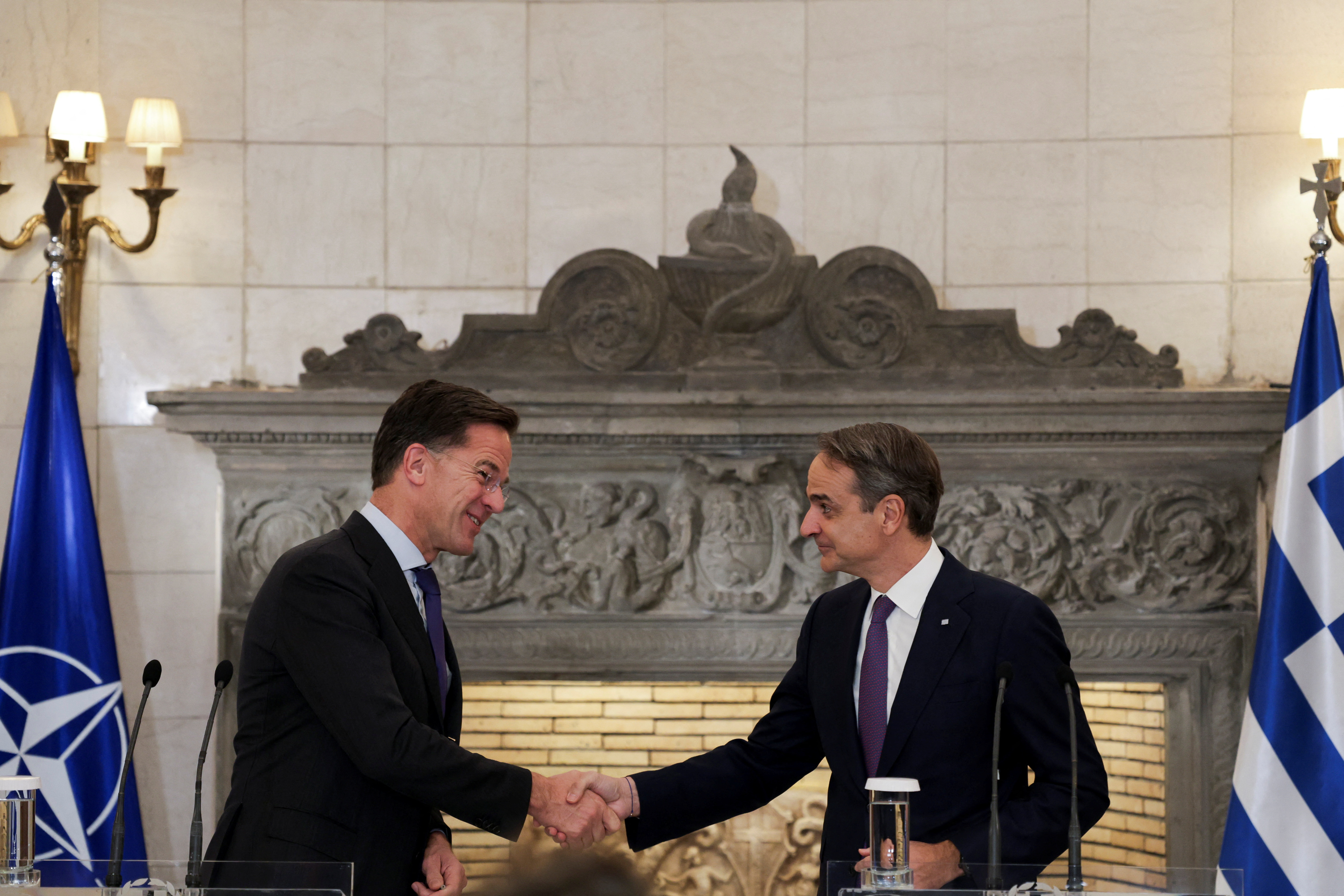 NATO Secretary General Mark Rutte visits Athens