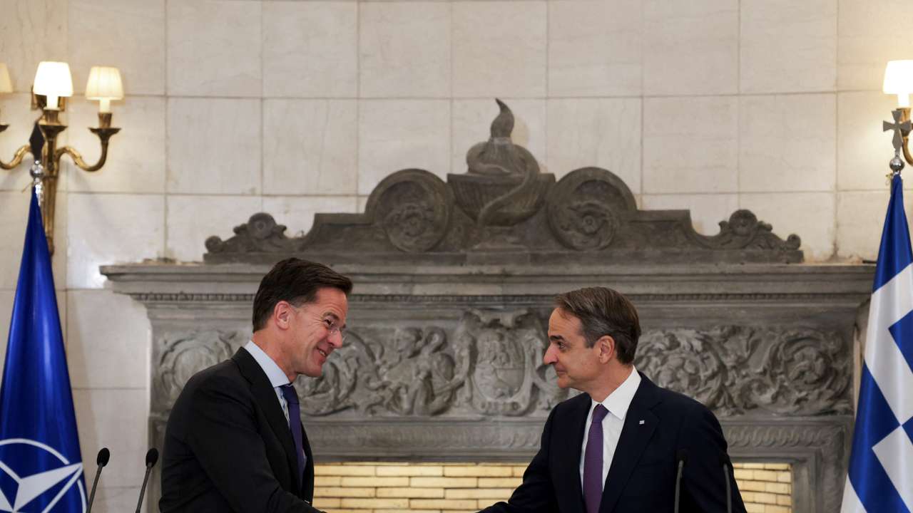 NATO Secretary General Mark Rutte visits Athens