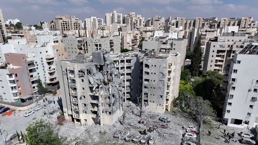 FILE PHOTO: Aftermath of Iran's strike on Israel