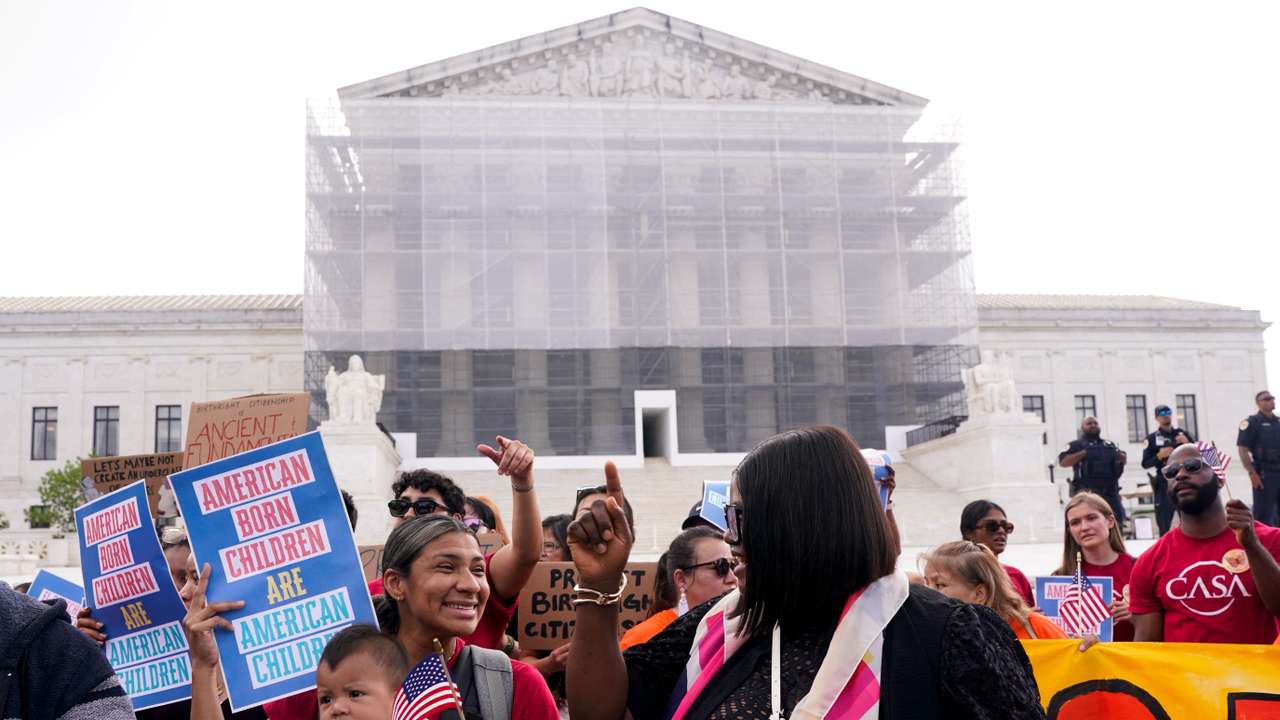 U.S. Supreme Court hears U.S. President Trump's bid to enforce birthright citizenship order, in Washington