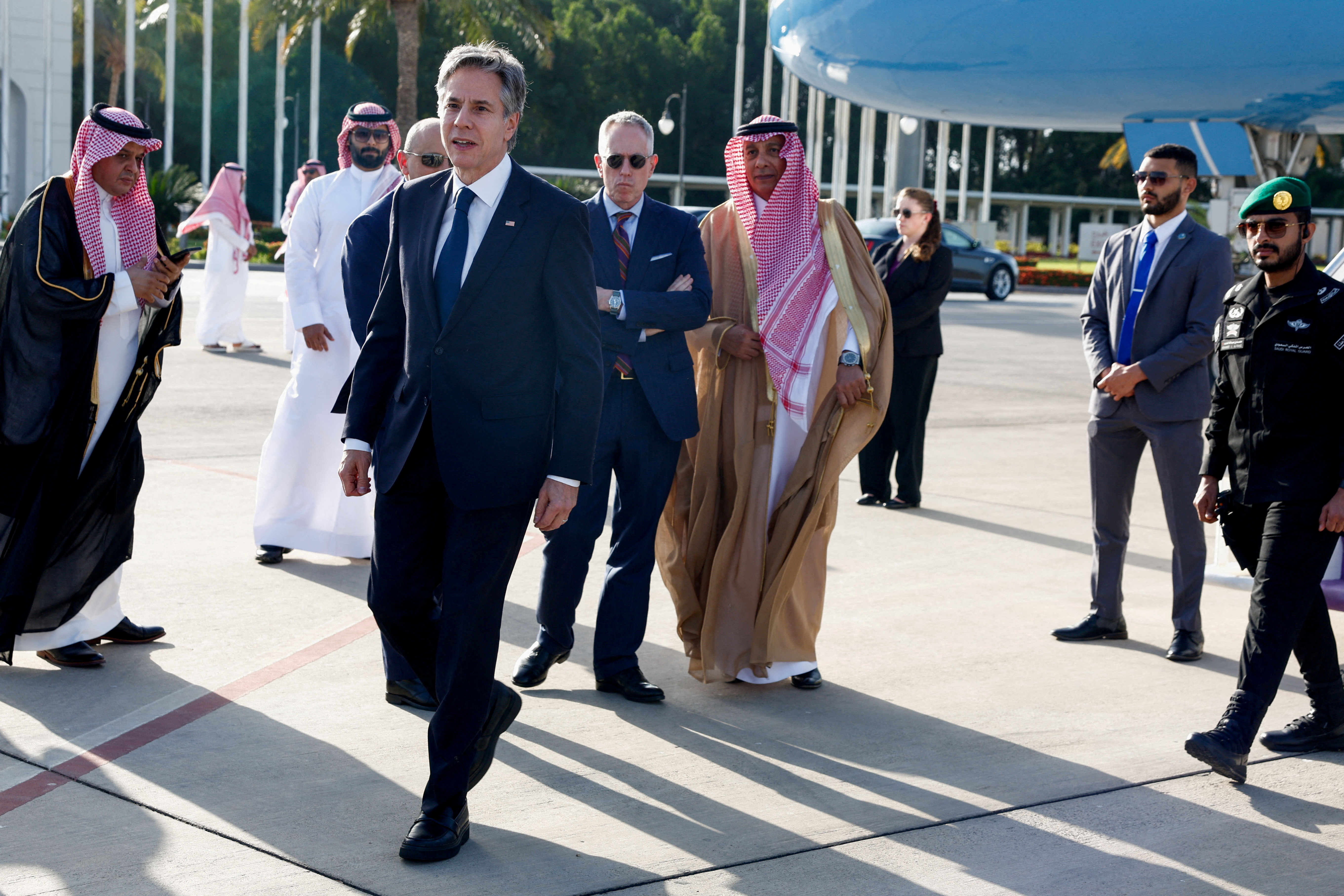 FILE PHOTO: U.S. Secretary of State Antony Blinken visits Saudi Arabia