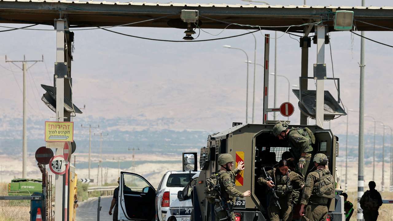 Shooting incident by Allenby Bridge Crossing in the Israeli-occupied West Bank