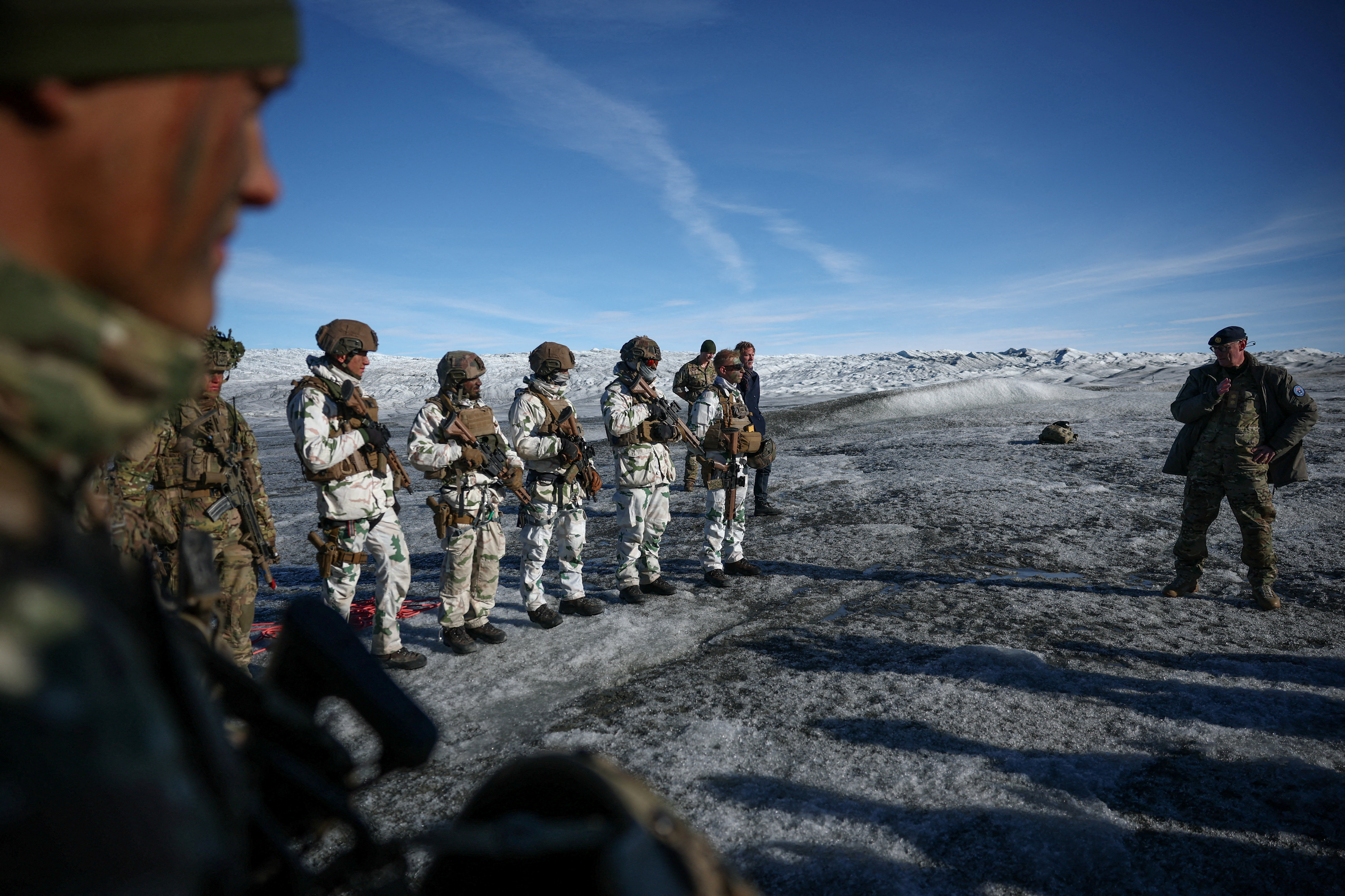 FILE PHOTO: Military drills in Greenland