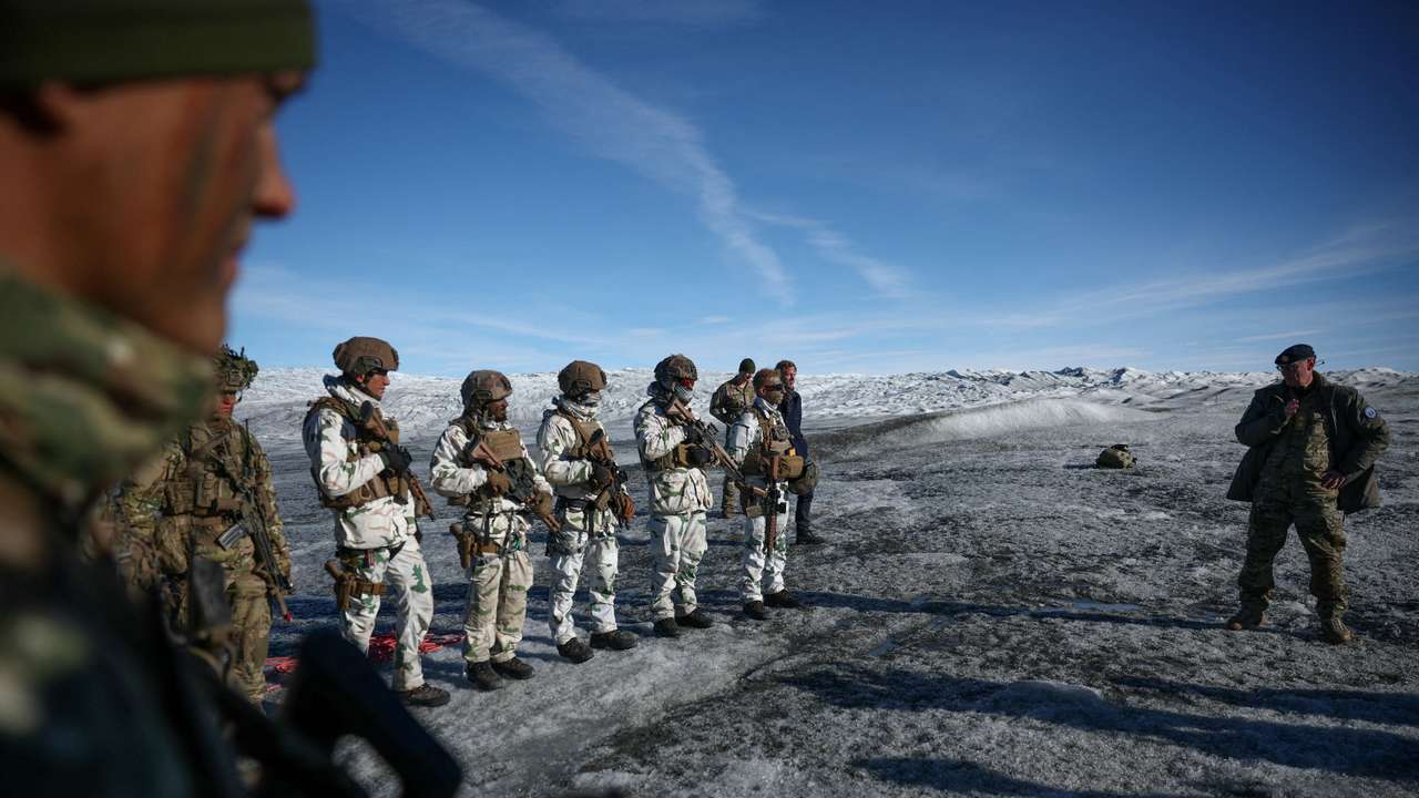 FILE PHOTO: Military drills in Greenland