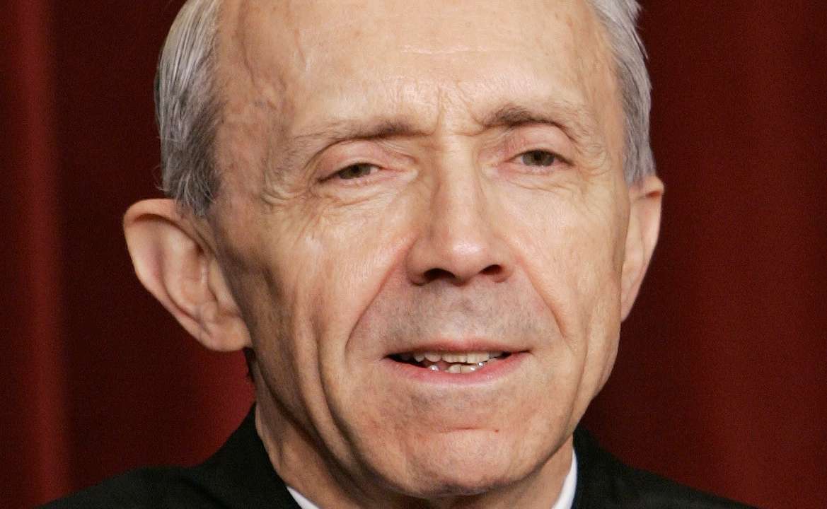Justice David Souter of the Supreme Court of the United States poses in Washington