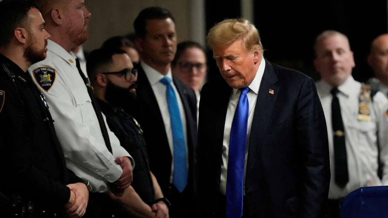 Former U.S. President Trump found guilty on 34 felony counts of falsifying business records