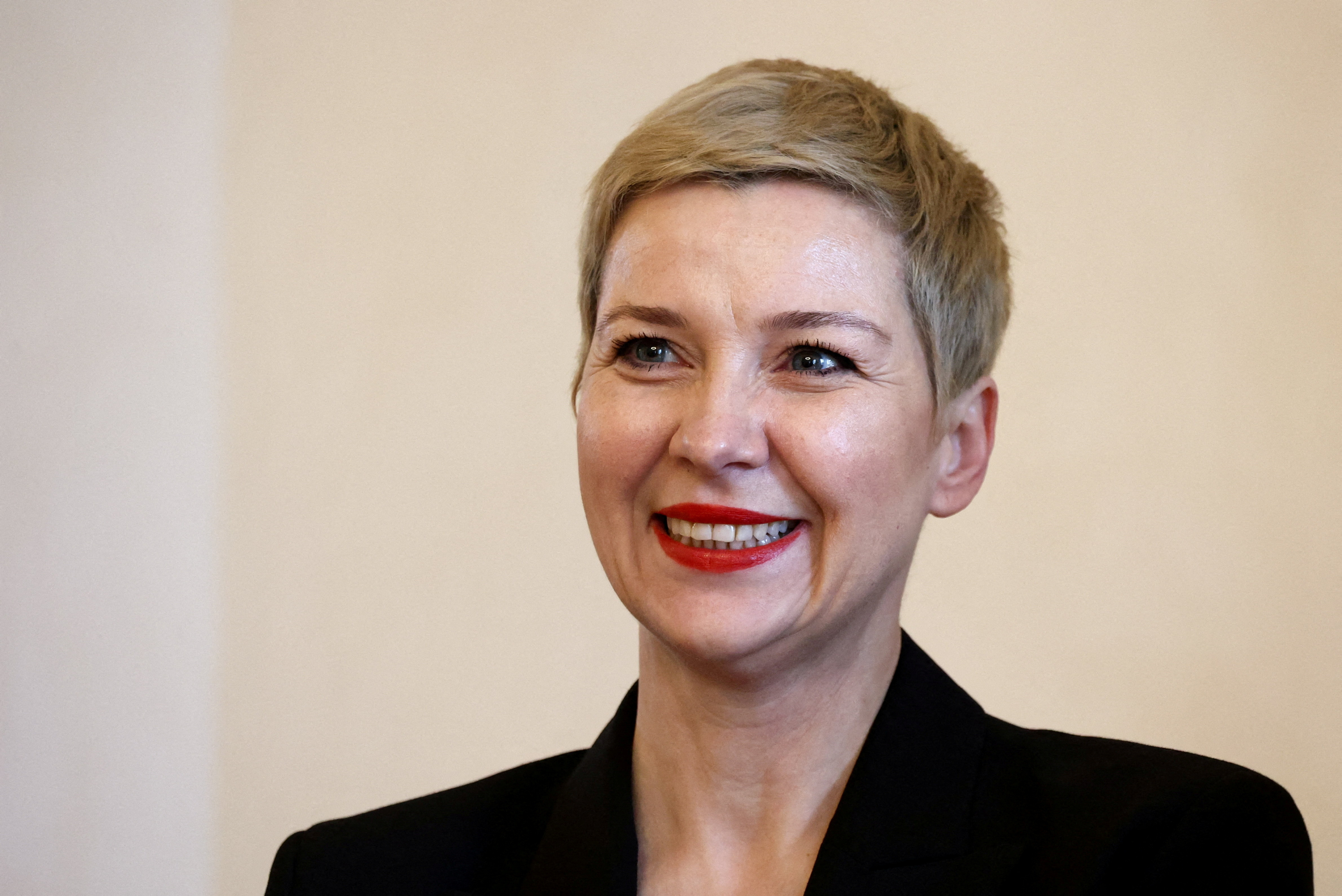 FILE PHOTO: German President Steinmeier meets with Belarusian opposition leader Maria Kalesnikava, in Berlin