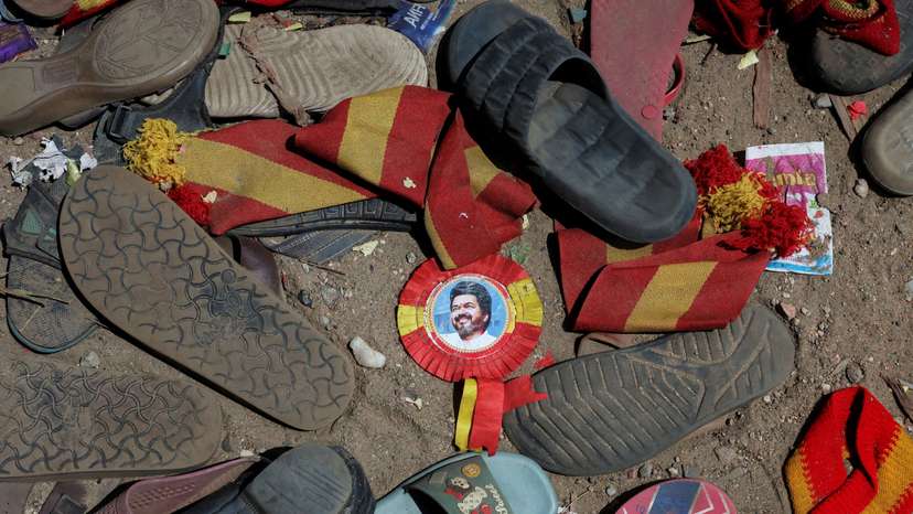 Several dies following a stampede at an election campaign rally held by Tamilaga Vettri Kazhagam in Karur