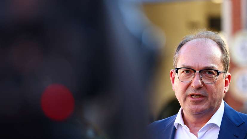 German Interior Minister Alexander Dobrindt visits a special unit of the law enforcement agency BKA in Berlin
