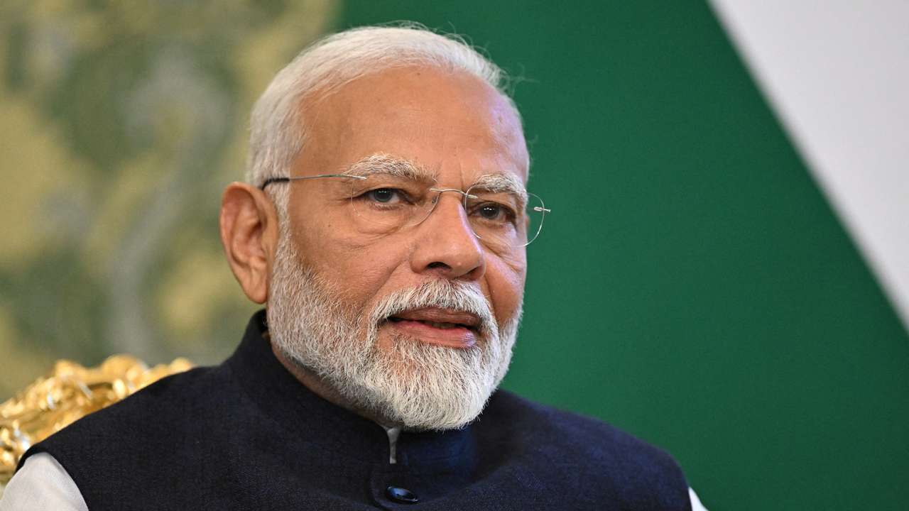 Russia's President Vladimir Putin meets with India's Prime Minister Narendra Modi in Moscow