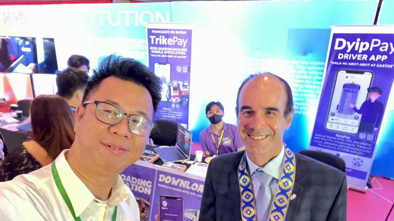 Israel ambassador to the Philippines Ian Fluss and Enrico Tan