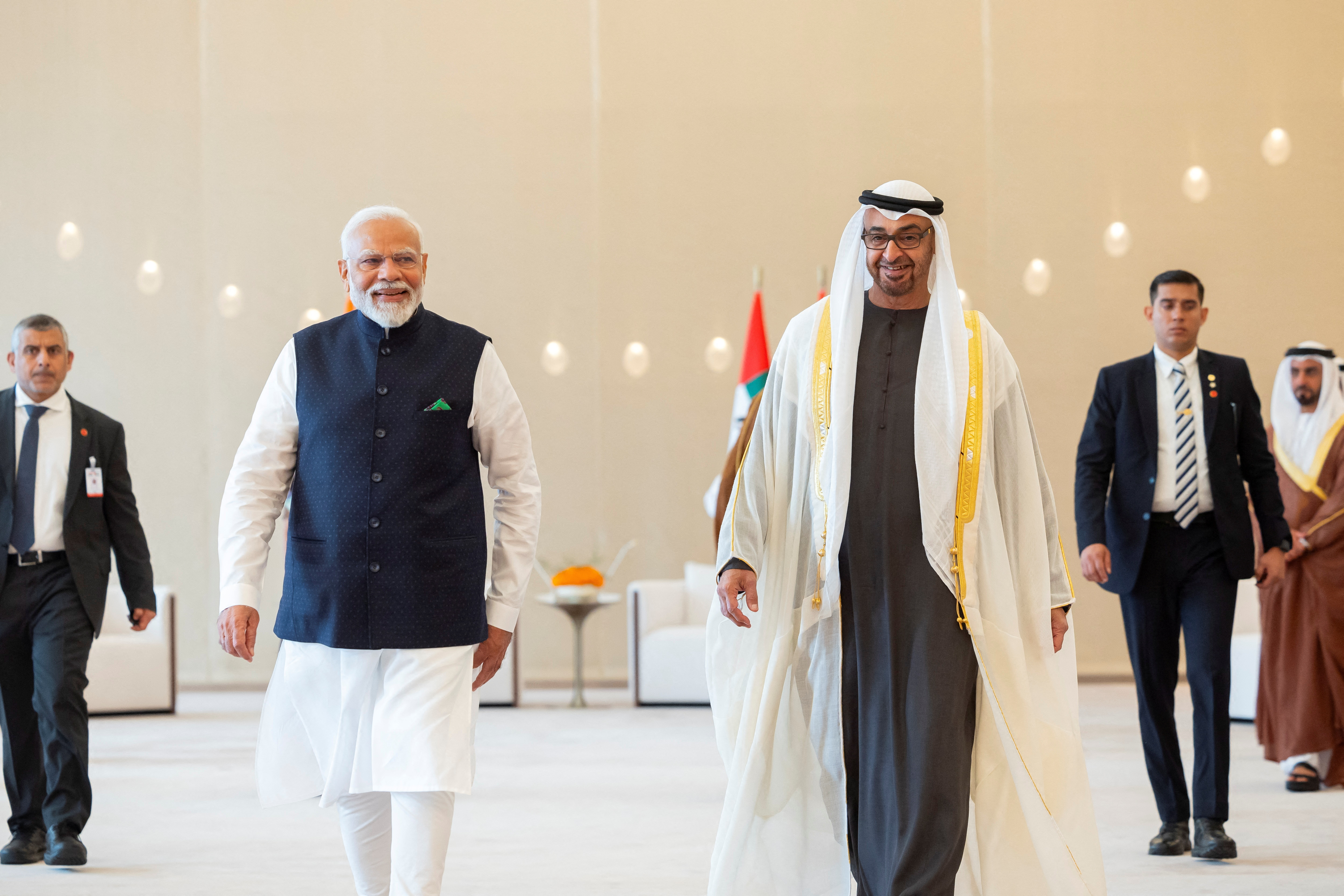 Indian Prime Minister Narendra Modi visits UAE