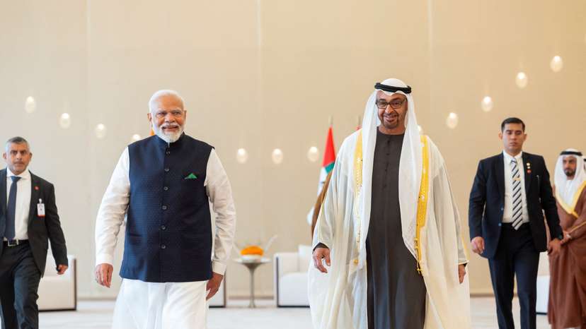 Indian Prime Minister Narendra Modi visits UAE