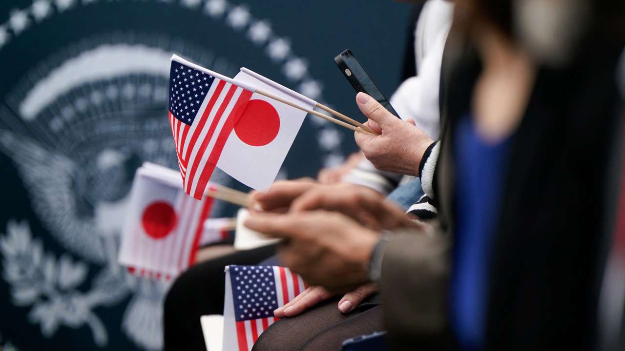 U.S. President Joe Biden hosts Japanese PM Fumio Kishida for official state visit at the White House in Washington