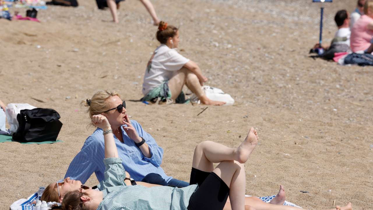 FILE PHOTO: Barcelona to ban smoking on beaches