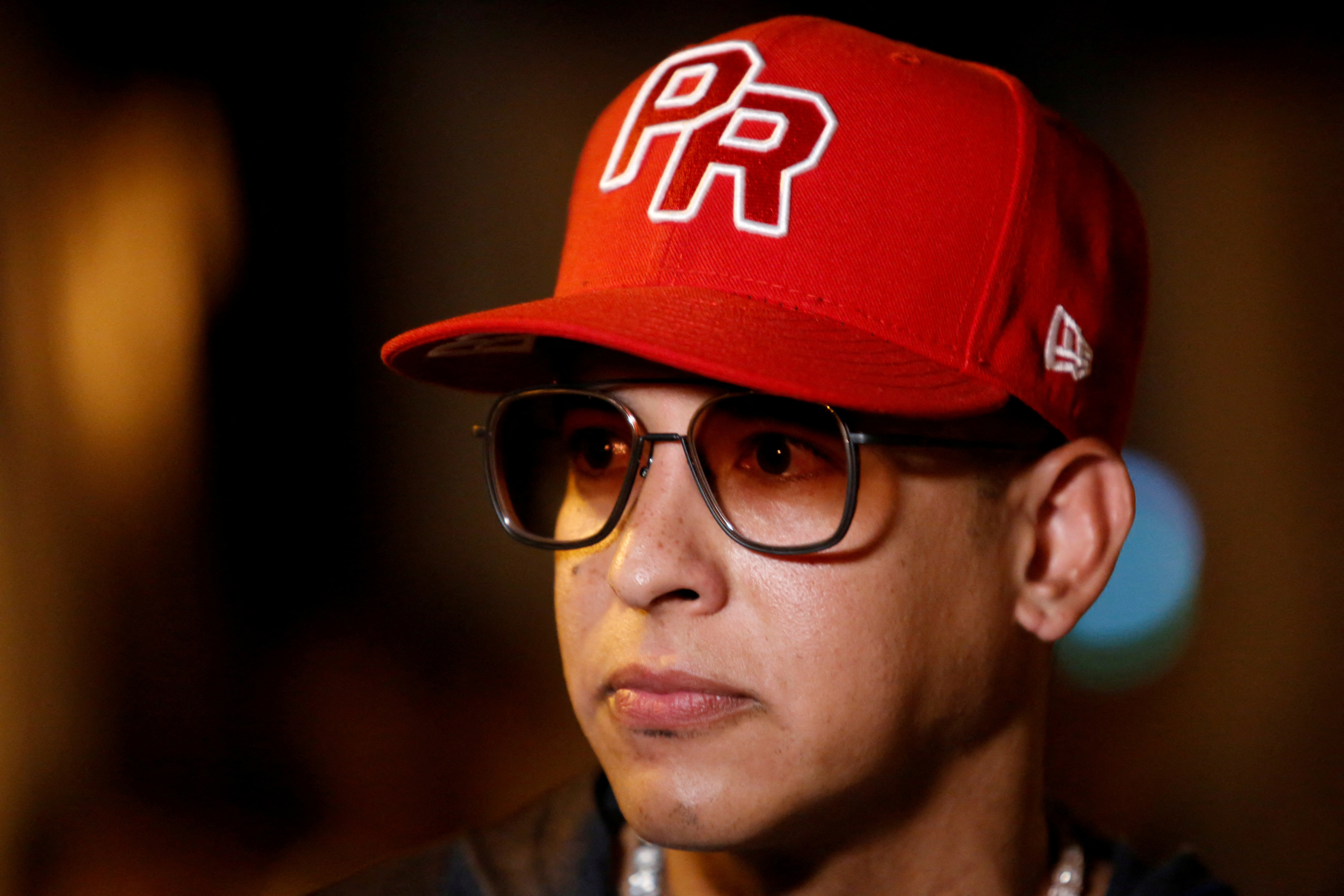 FILE PHOTO: Puerto Rican artist Daddy Yankee attends a protest calling for the resignation of Governor Ricardo Rossello in San Juan