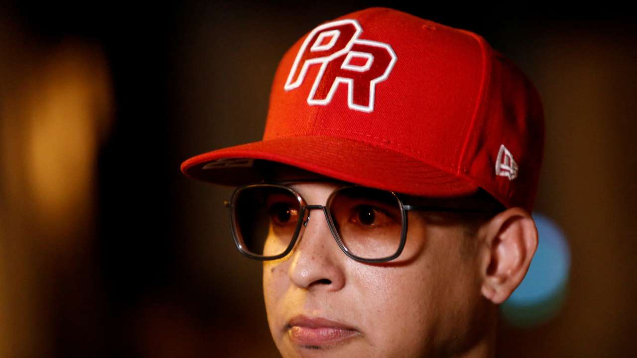 FILE PHOTO: Puerto Rican artist Daddy Yankee attends a protest calling for the resignation of Governor Ricardo Rossello in San Juan