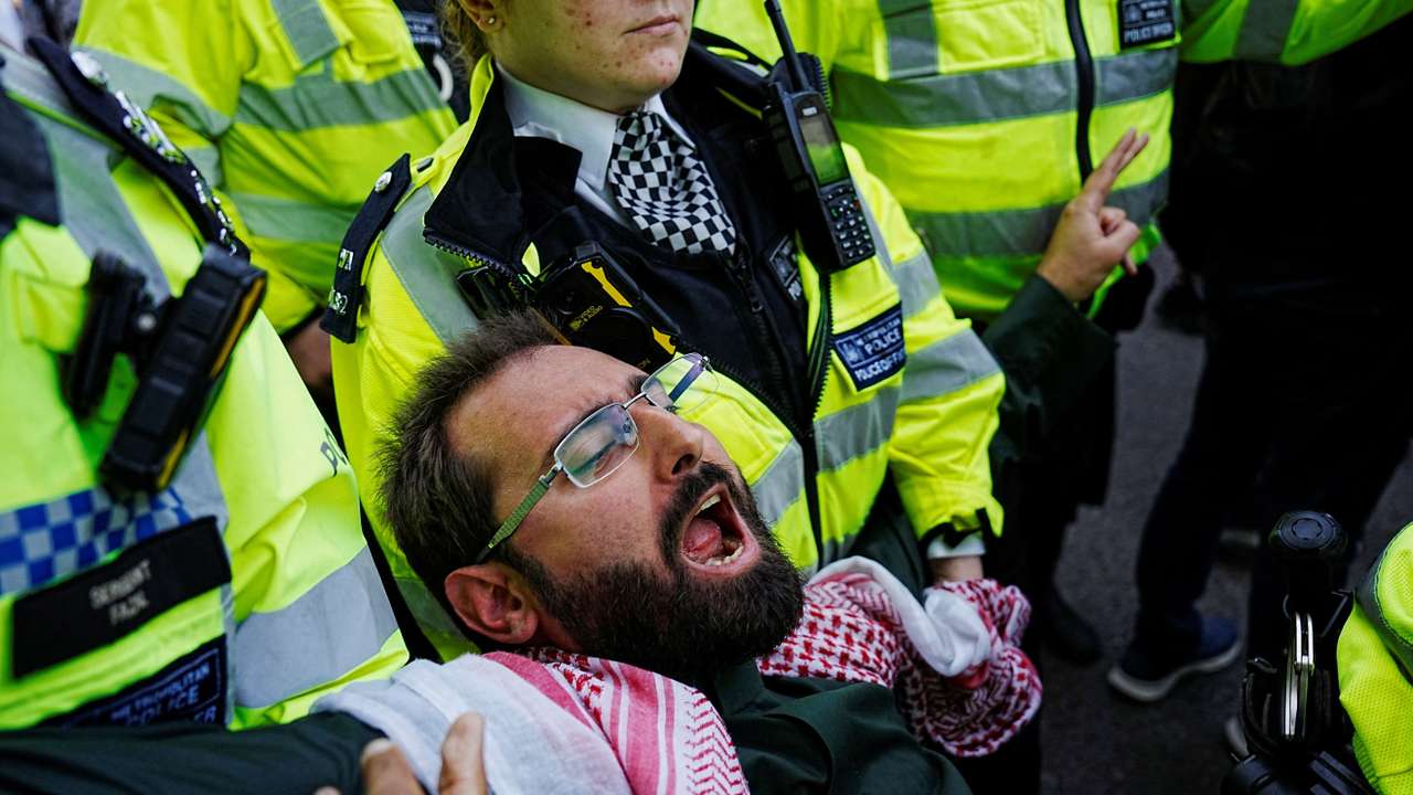 "Lift The Ban" rally organised by Defend Our Juries, in London