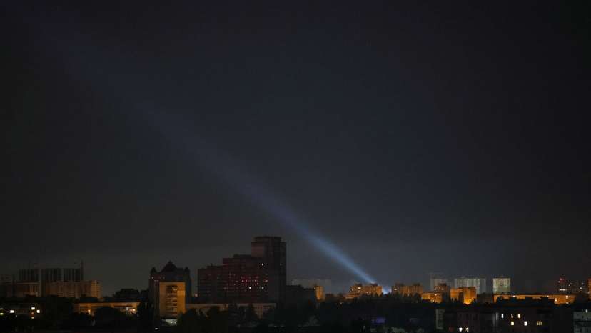Russian drone strike in Kyiv
