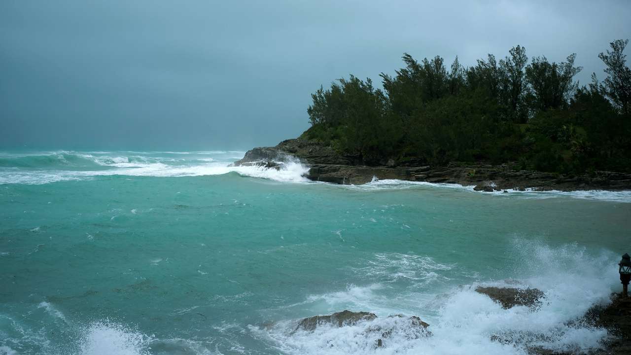 FILE PHOTO: Hurricane Ernesto passes through Bermuda